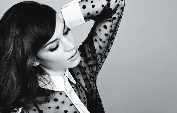 Makeup, brunette, Alexa Chung