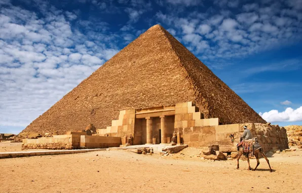 Picture landscape, pyramid, Egypt, architecture, Egypt