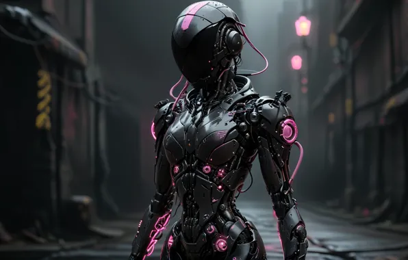 Graphics, cyborg, ai art