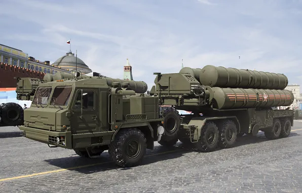 Holiday, victory day, parade, red square, complex, S-400, anti-aircraft missile