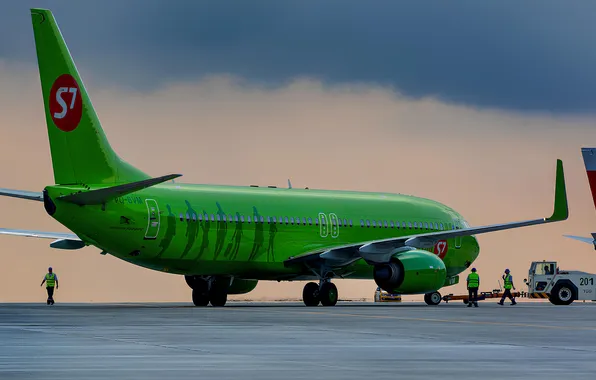 The plane, Boeing, boeing 737, flight strip