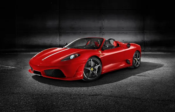 Picture red, Ferrari F430, sports car, Scuderia-Spider