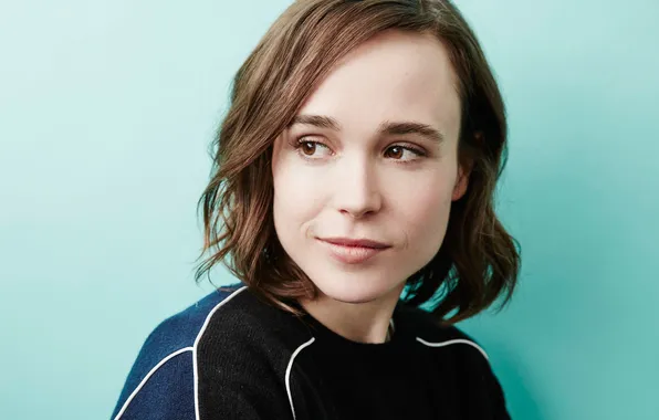 Picture look, girl, face, star, actress, ellen page