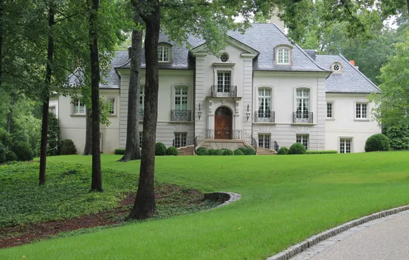 The city, house, architecture, mansion, exterior, Atlanta