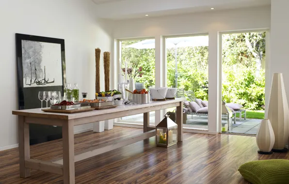 Picture room, interior, balcony, dining room