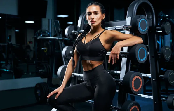 Pose, figure, fitness, rod, workout, fitness, abs, CrossFit
