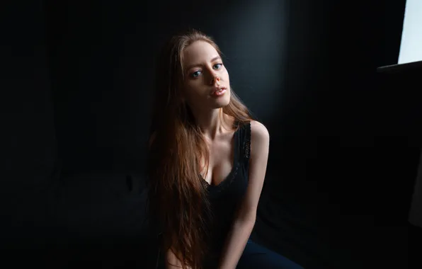 Picture model, pretty, look, Kustarev Maxim