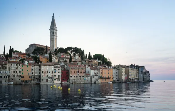 Tower, home, Croatia, Old town, Rovinj