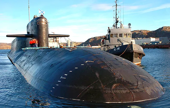Submarine, Ekaterinburg, mooring