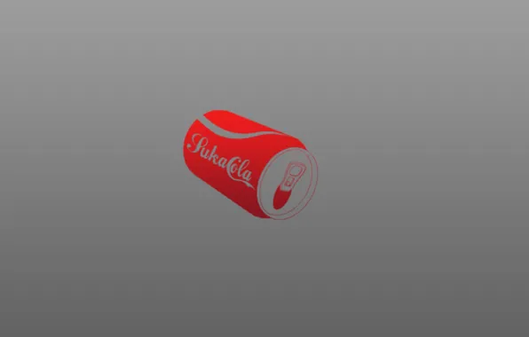 Picture color, minimalism, Coca Cola
