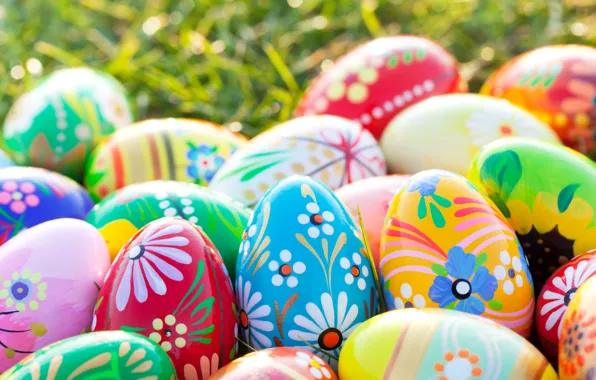 Picture Design, Easter, Eggs, Holidays