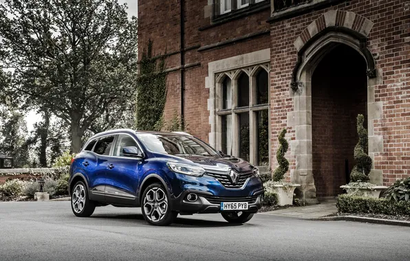 Picture blue, Renault, Reno, crossover, Kadjar