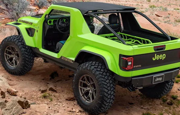 Concept, Jeep, Jeep, Scrambler, Jeep Scrambler 392, two-door pickup truck, Hemi V8