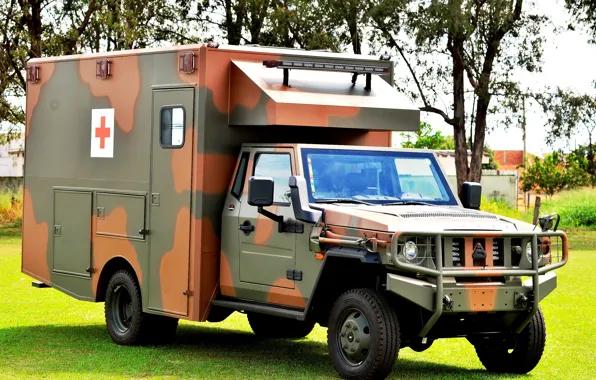 Cross, ambulance, made in Brazil, Agrale, military and civil vehicle, manufactured in Santa Catatarina, export …