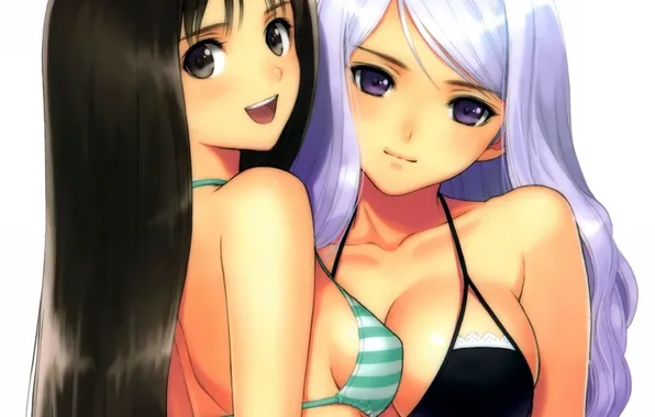 Look, smile, girls, two, taka tony, Tony Taka, shining tears x winds