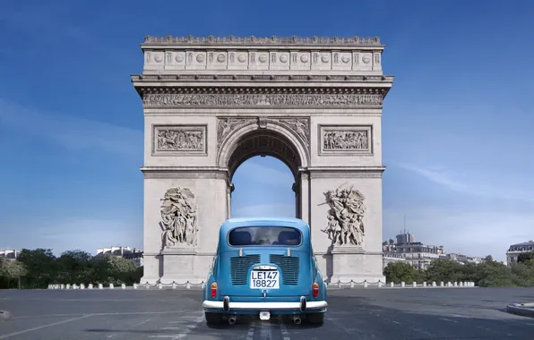 Paris, monument, Paris, France, Arch