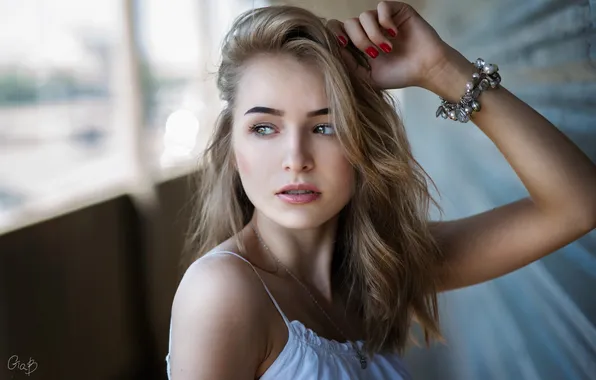 Pose, model, hand, portrait, makeup, hairstyle, beauty, Anna
