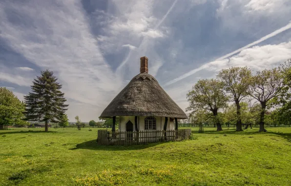 England, house, Bedfordshire, Park Rokston