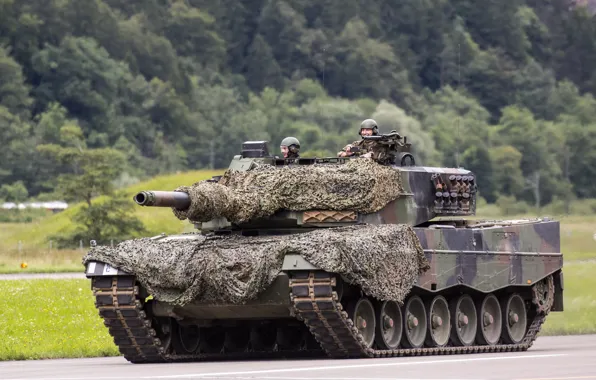Picture tank, camouflage, combat, Leopard 2