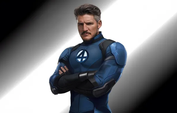 Background, art, costume, comic, character, MARVEL, Mister Fantastic, Pedro Pascal