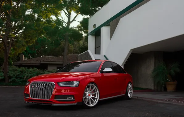 Picture Audi, red, Vorsteiner, V-FF, 102