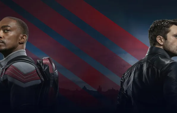 Background, the series, poster, comic, costumes, MARVEL, Anthony Mackie, Anthony Mackie