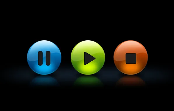 Wallpaper play, mugs, stop, pause for mobile and desktop, section ...