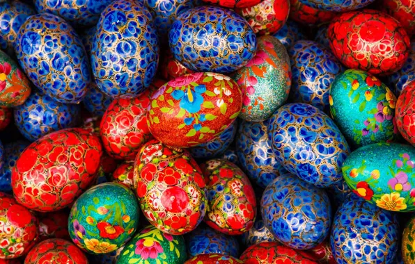 Picture texture, India, Easter, Easter eggs, fair, Haryana