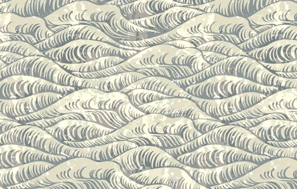 Sea, wave, vector, texture