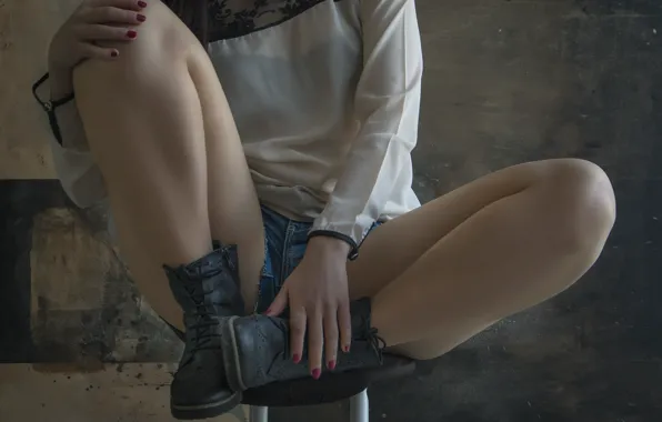 Girl, feet, shoes