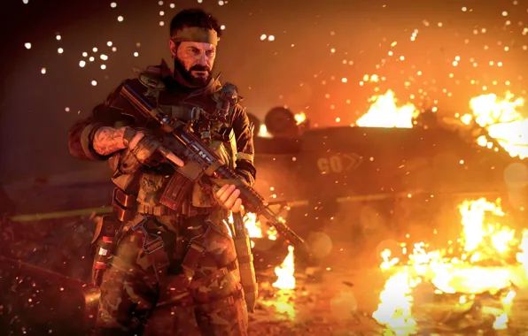 Weapons, fire, fire, soldiers, machine, fighter, activision, treyarch