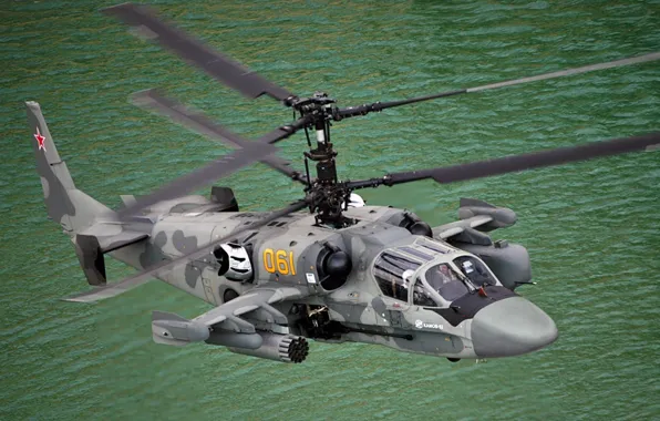 Picture Ka-52, The Russian air force, attack helicopter