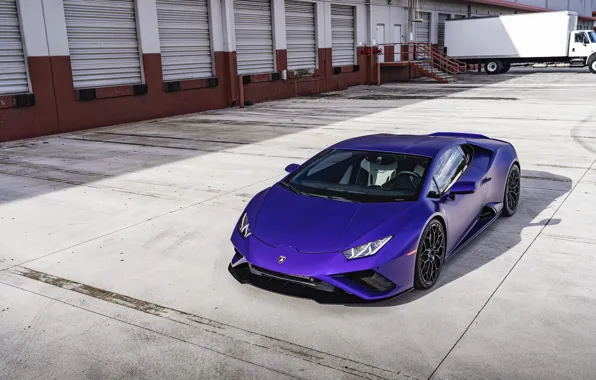 Picture Lamborghini, Lambo, Beauty, Purple, Purple, VAG, Huracan