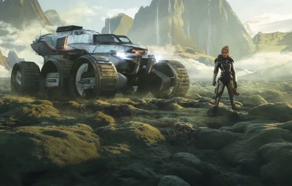 Picture fiction, woman, people, the suit, art, Rover, Rover