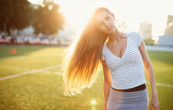 Summer, look, girl, face, hair, Natasha