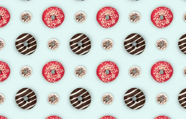 Chocolate, donuts, dessert, cakes, glaze, Sweet, Sugar, Donut