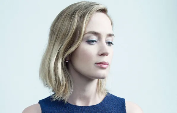 Look, girl, pose, actress, Emily Blunt, Emily Blunt, hair