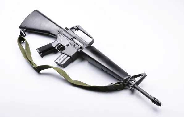 Picture weapons, rifle, M16, automatic