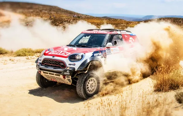 Sand, Mini, Dust, Speed, Race, Rally, SUV, Rally