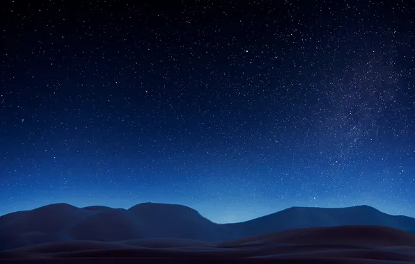 Picture landscape, nature, night, night sky, night lights, night photography, milky way