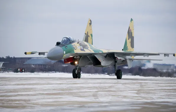Picture Su-35, Sukhoi, The Russian air force, Flanker-Е+