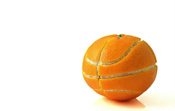 Sport, the ball, orange, fruit