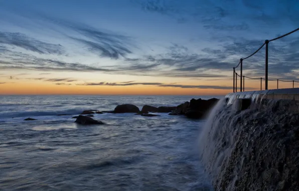 Sea, landscape, shore