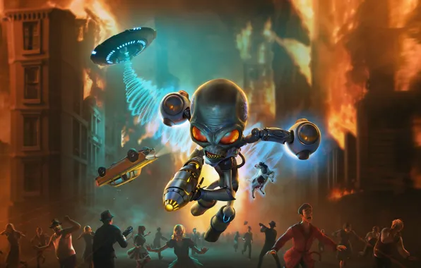 Fiction, the game, alien, THQ Nordic, Destroy All Humans!