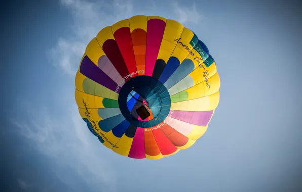 The sky, balloon, sky, balloon, multicolor, extreme sports, multicolor, basket balloon