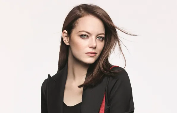 Look, girl, face, hair, portrait, actress, Louis Vuitton, Emma Stone