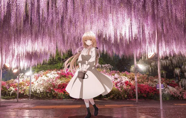 Girl, the evening, Wisteria, Otonari no Tenshi-sama ni Itsunomanika Dame Ningen, Mahiru Shiina