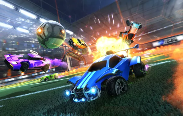 Game, PS4, RocketLeague, Videogame, Footbool, PCgame