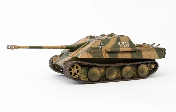 Toy, installation, self-propelled artillery, heavy, Jagdpanther, modelka