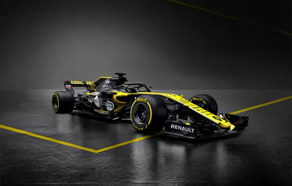 Renault, formula 1, the car, Formula 1, Reno, 2018, R.S.18